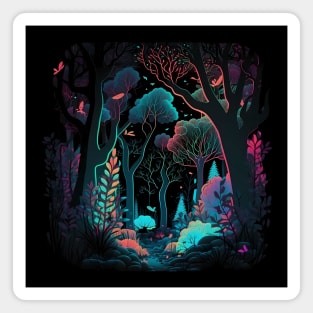 Colorful Forest Magnet